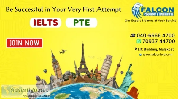 Best PTE Coaching Centers in Hyderabad  Falcon - Consultancy