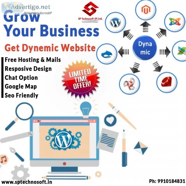 Get Amazing Offers On Dynamic Website Make your Business Online 