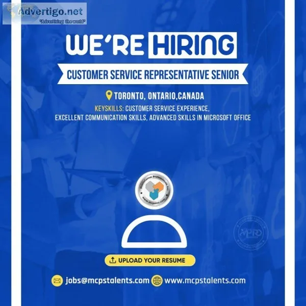 Hiring a Customer Service Representative Senior