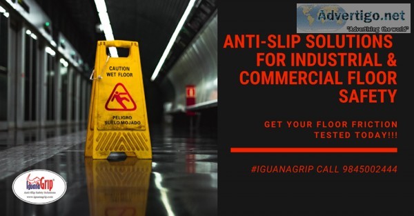 IguanaGrip anti-slip floors treatement for slippery floors