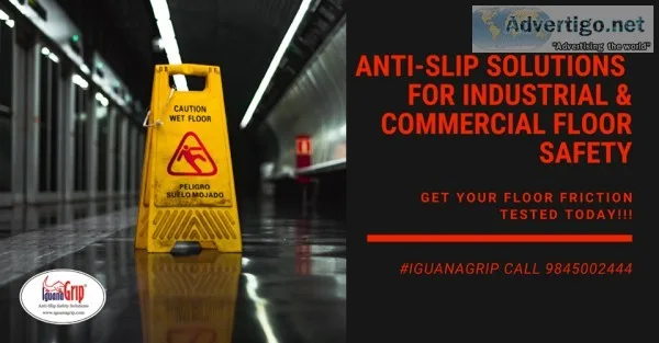 IguanaGrip anti-slip floors treatement for slippery floors