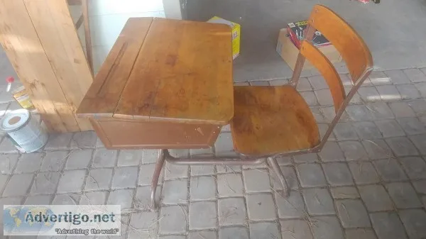 Antique school desk