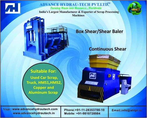 Automobile Recycling Machines &ndash Baler and Shear