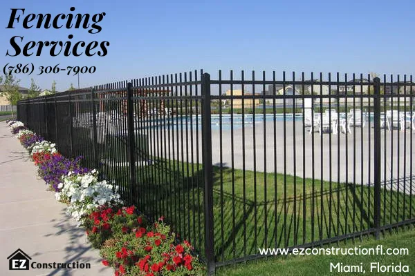 Fencing Services In Miami FL At An Affordable Cost  EZ Construct