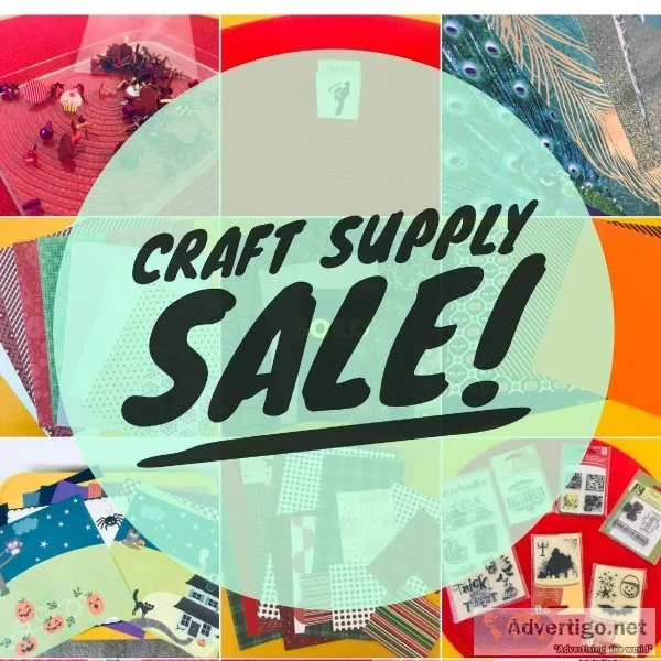 Craft Supply Sale
