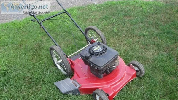 (Lawn Mowers) 22&rdquo Quantum 5 Hp Lawn Mower with Large Rear W