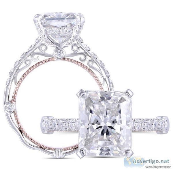 Buy Moissanite Wedding Rings Online