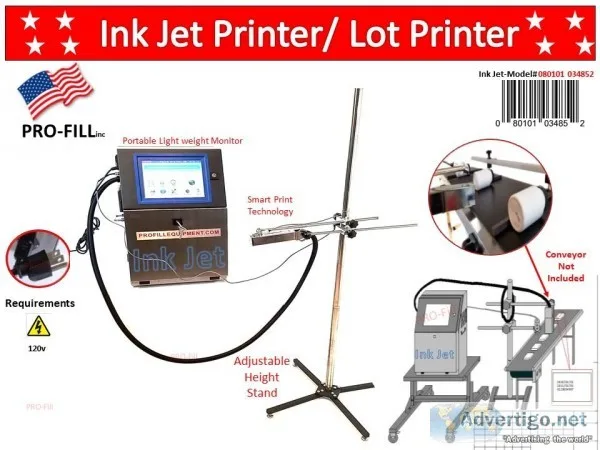 Ink Jet Printer  Lot Code Printer