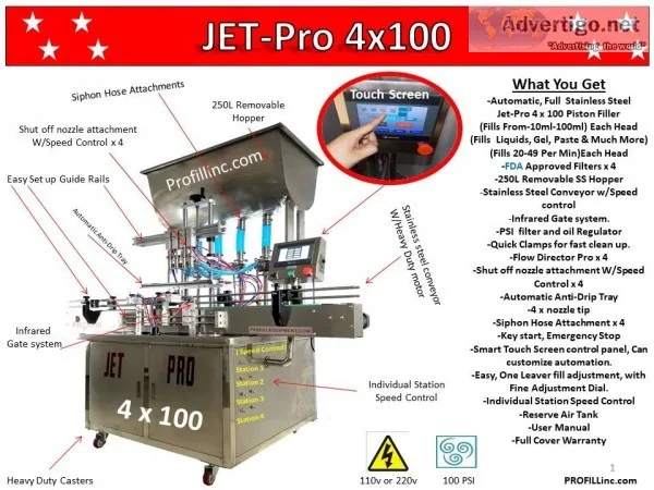 JET-PRO 4x100 SERVO