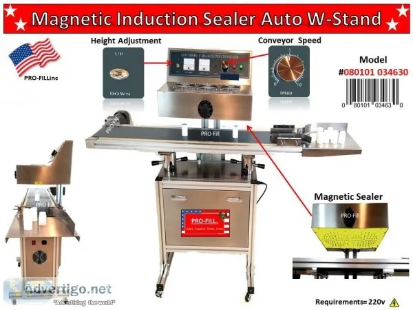 Magnetic Induction Sealer Auto w-stand