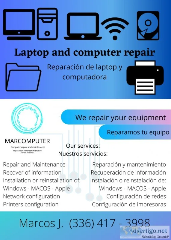 Laptop and computer repair