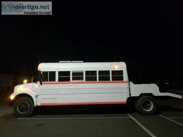 Toy Hauler  Camper - Diesel - Heavy Duty Bus - super low miles