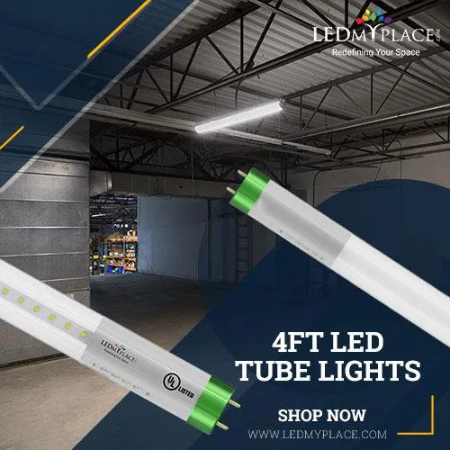 4FT LED Tube Light Fixture to Reduce Power Consumption