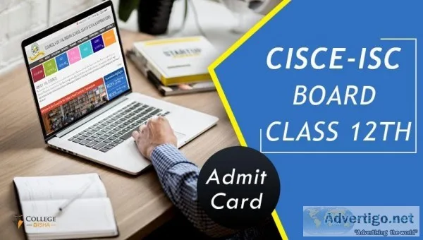 ISC Board Class 12th Admit Card 2020