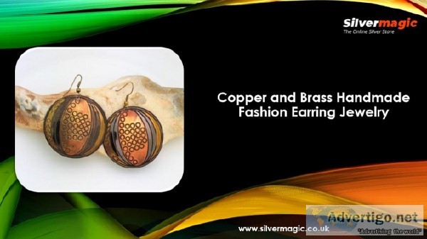 Copper and Brass Handmade Fashion Earring Jewelry