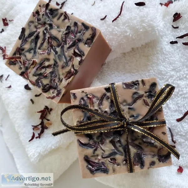 Artisanal plant-based herbaceous soap