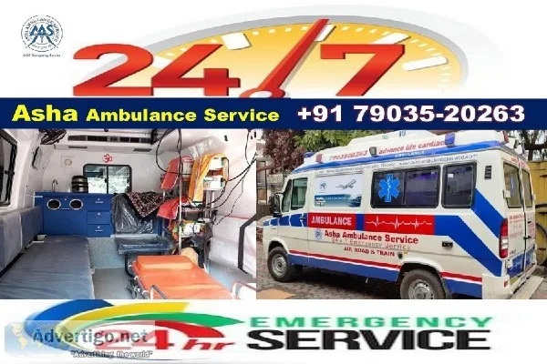 Ambulance Service in Lakhisarai Patient under High-ICU Monitorin