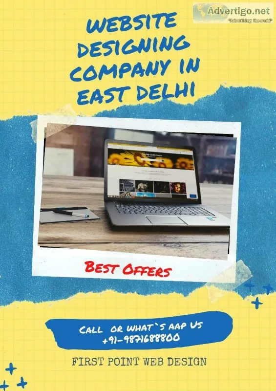 Online Branding Via website designing company east in Delhi