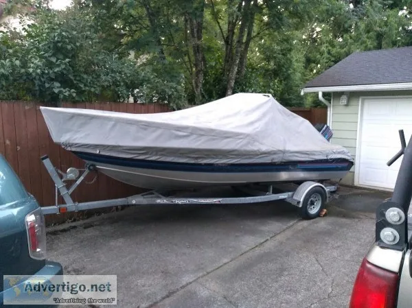 Welded Aluminum Fishing Boat