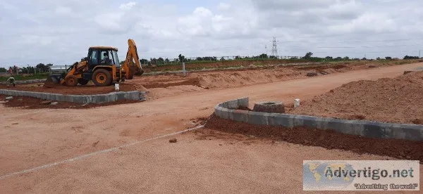 Gated community residential plots at JP DARGA