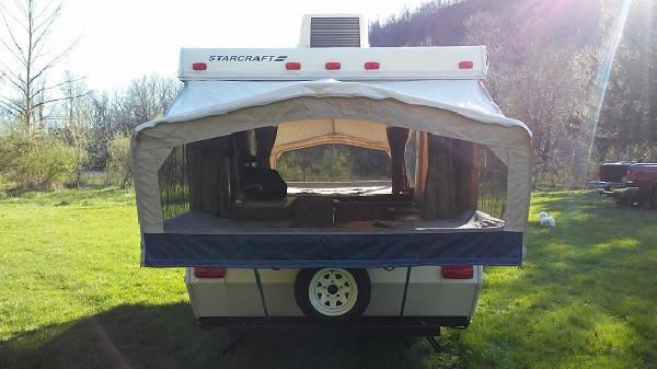 Starcraft popup camper trailer