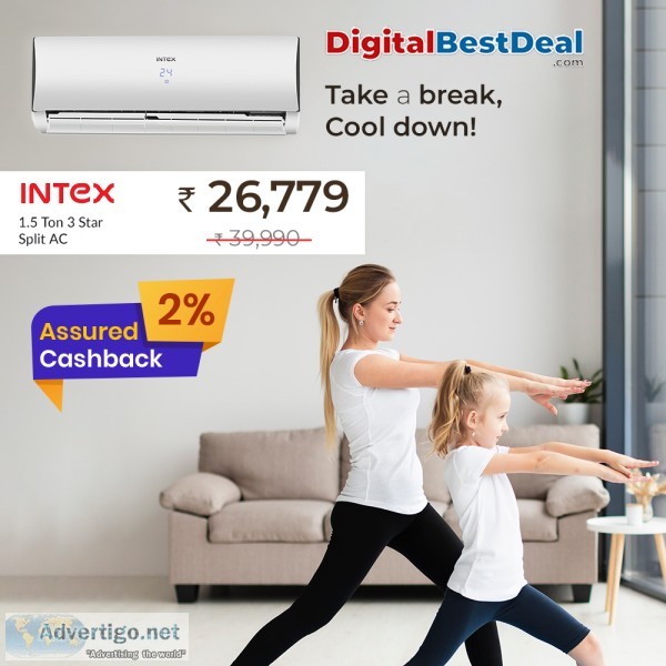 Buy Intex 1.5 Ton 3 Star Split AC Ahmedabad