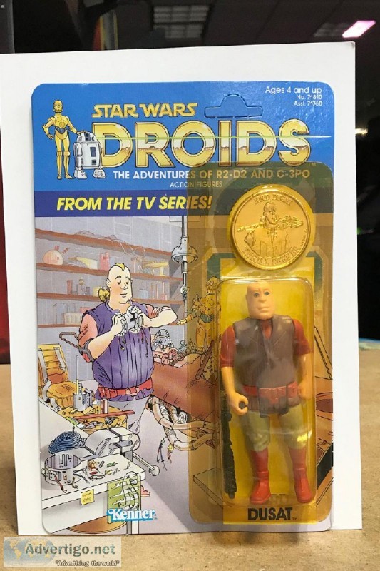 Star Wars Jord Dusat From Droids Cartoon MOSC Kenner 1985