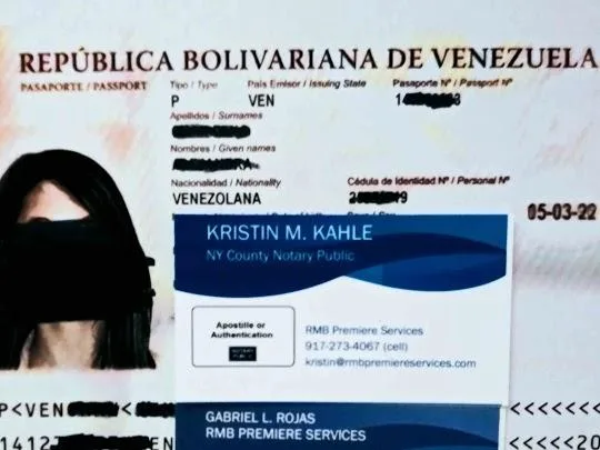NYC FOREIGN PASSPORT RUSH APOSTILLE SERVICES (On-Line Mobile and
