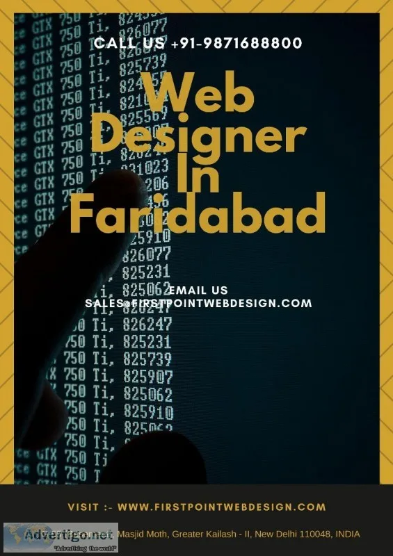 web designer in Faridabad