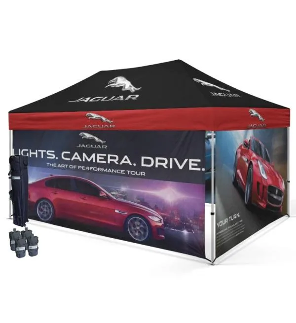 10x15 Canopy Tent With Custom Printed Graphics - Tent Depot  Alb