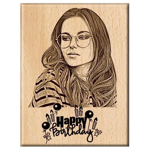 Shop Unique Personalized Wooden engraved plaque for girl