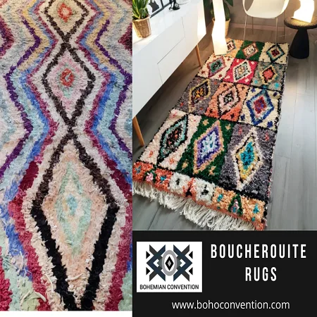 Buy Moroccan Boucherouite Rugs  Handmade Boucherouite Rugs and B
