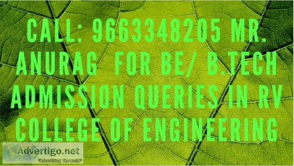 96633482O5 direct admission in RV College of Engineering Bangalo