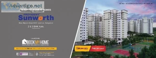 Provident Sunworth  Flats for Sale on Mysore Road-Nice Junction
