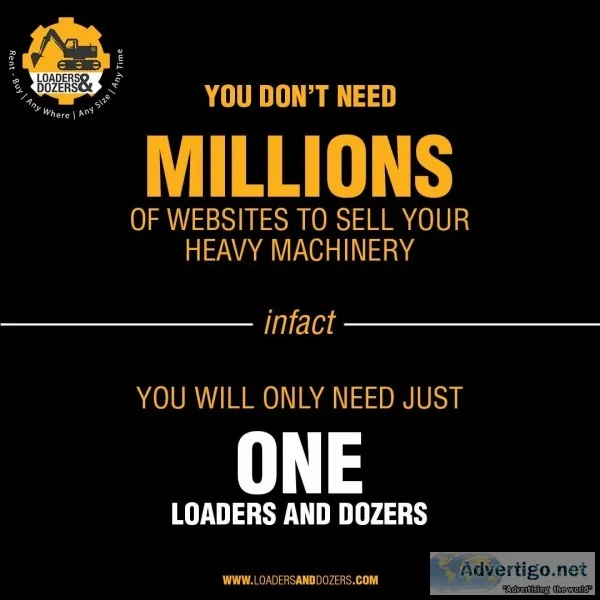 Loaders&Dozers- Marketplace for Heavy Construction Equipments