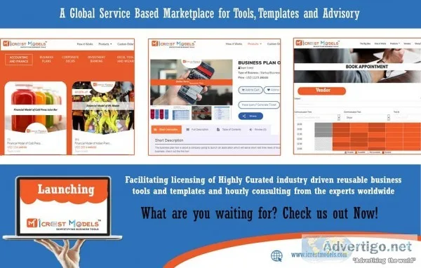 Icrestmodels - best business pitch deck template and model