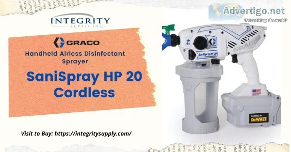 Sanispray HP 20 Airless Disinfectant Sprayer For Sale