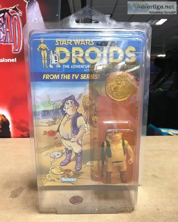 Star Wars Uncle Gundy Droids 1985 Kenner 3.75&quot MOSC