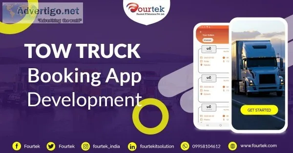 Tow Truck Booking App Development