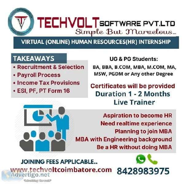 HR Recruitment  HR Internship  Work from Home