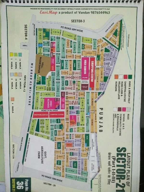 10 M HOUSE AVAILABLE FOR SALE SECTOR 21 PKL  TRIPLE STOREY HOUSE
