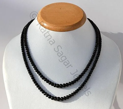 Black Tourmaline Gemstone Beads