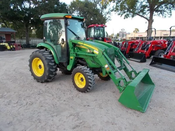 John Deere 4520 diesel 4x4 cab tractor w loader