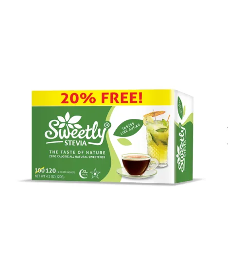 Sweetly Stevia Granulated Stevia 120 Pack