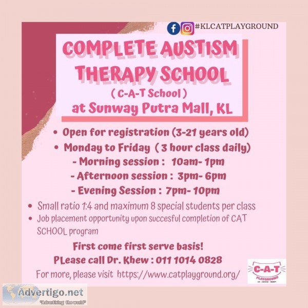 Complete autism therapy school ( c-a-t school )