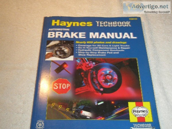 HAYNES TECHBOOK &ndash AUTOMOTIVE BRAKE MANUAL