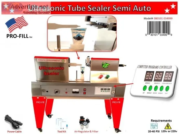 Ultrasonic Tube Sealer Semi-Auto
