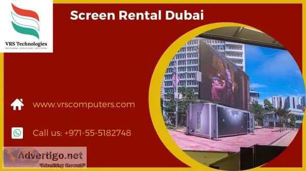 Hire led screen rental experts in dubai