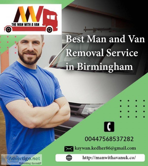 Hire Van and 2 Men in Birmingham to Get Compact Removal Service