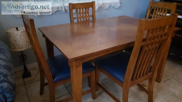 Table with chairs for 4